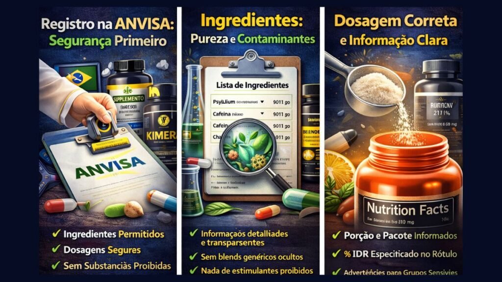 Comparação entre termogênicos, fibras e suplementos naturais para emagrecimento